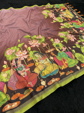 Soft Kolam Silk Rich Digital Printed Saree