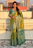 Soft Tissue Silk Wedding Saree