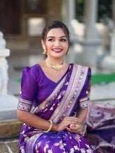 Pure Banarasi Silk Zari Woven Saree