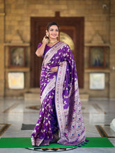 Pure Banarasi Silk Zari Woven Saree