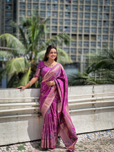 Soft Silk Banarasi Zari Woven Saree