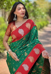 Soft Silk Zari Woven Paithani Saree