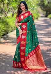 Soft Silk Zari Woven Paithani Saree