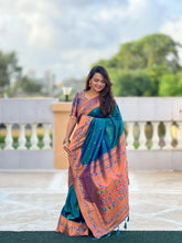 Soft Silk Meenakari Paithani Saree