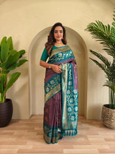 Dual Tone Contrast Pallu Designer Saree