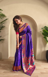 Soft Silk Woven Paithani Saree