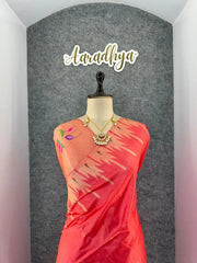 Soft Khadi Raw SIlk Lotus Pallu Paithani Saree