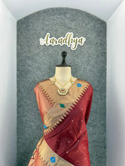 Soft Khadi Raw SIlk Mandap Paithani Saree