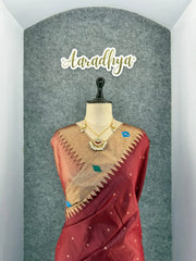 Soft Khadi Raw SIlk Mandap Paithani Saree