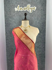 Premium Kamdhenu Pichwai Muga Silk Saree