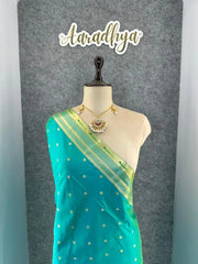 Janhvi Kapoor–Inspired Kanchivaram Paithani Silk Saree