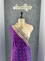 Janhvi Kapoor–Inspired Kanchivaram Paithani Silk Saree