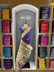 Janhvi Kapoor–Inspired Kanchivaram Paithani Silk Saree