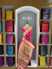 Janhvi Kapoor–Inspired Kanchivaram Paithani Silk Saree