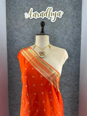 Janhvi Kapoor–Inspired Kanchivaram Paithani Silk Saree