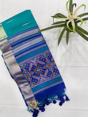 Soft Khadi Raw Silk Weaving Patola Saree