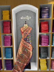 Designer Paithani Patola Sparrow Saree in Banarasi Soft Silk