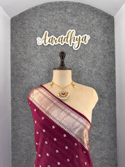 Viscose Raw Silk Bandhej Printed Paithani Saree