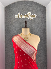 Viscose Raw Silk Bandhej Printed Paithani Saree