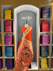 Pure Kanchipuram Paithani Silk Parrot Design Saree