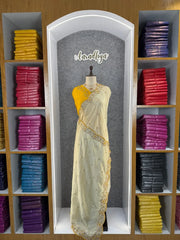 Heavy Rangoli Silk (soft) Material Embroidery Work Saree