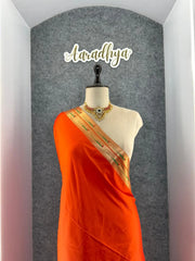 Kanchivaram Paithani Silk Big Parrot Zari Border Saree