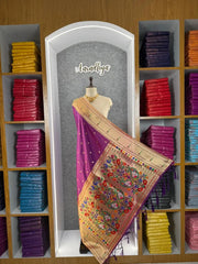 Paithani Weaving Premium Meenakari Heavy Dupatta