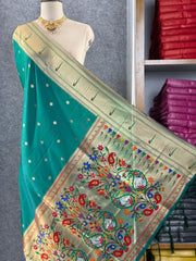 Paithani Weaving Premium Meenakari Heavy Dupatta