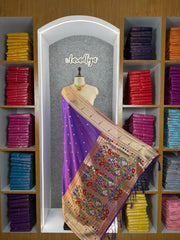 Paithani Weaving Premium Meenakari Heavy Dupatta