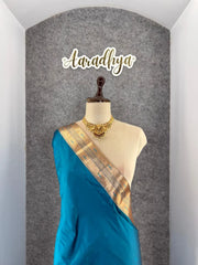 Parrot & Floral Weaving Paithani Soft Silk Saree