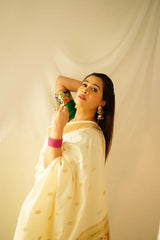 Floral Meena Zari Pallu Paithani Silk Saree