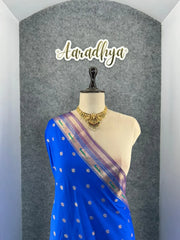 All Over Jaal Weaving Brocket Paithani Soft Silk Saree