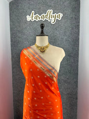 All Over Jaal Weaving Brocket Paithani Soft Silk Saree