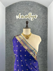 All Over Jaal Weaving Brocket Paithani Soft Silk Saree