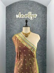 All Over Jaal Weaving Brocket Paithani Soft Silk Saree