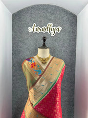 Rich Banarasi Soft Kanjivaram Paithani Saree