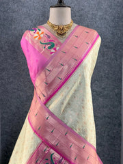 Rich Banarasi Soft Kanjivaram Paithani Saree