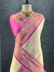 Rich Banarasi Soft Kanjivaram Paithani Saree