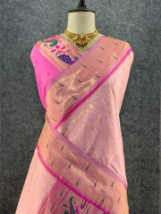Rich Banarasi Soft Kanjivaram Paithani Saree