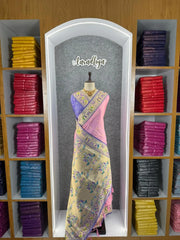Rajwadi Mor Paithani Zari Butti Saree