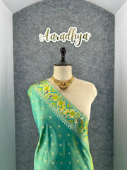 Rajwadi Mor Paithani Zari Butti Saree