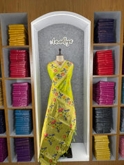 Pure Soft Silk Bandhani Patola Fusion Paithani Saree