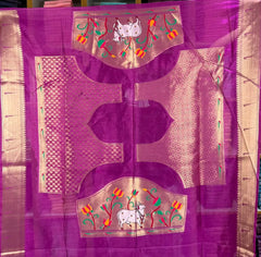 Pichwai Paithani Silk Saree – Royal Heritage Collection