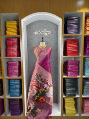 Akha Trij Meena Weaving Paithani Saree