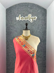 Traditional Paithani Kadiyal Border Saree