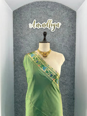 Traditional Paithani Kadiyal Border Saree