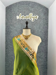 Traditional Paithani Kadiyal Border Saree