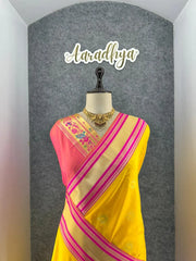 Traditional Paithani Kadiyal Border Saree