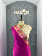 Traditional Paithani Kadiyal Border Saree
