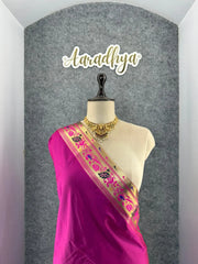 Traditional Paithani Kadiyal Border Saree